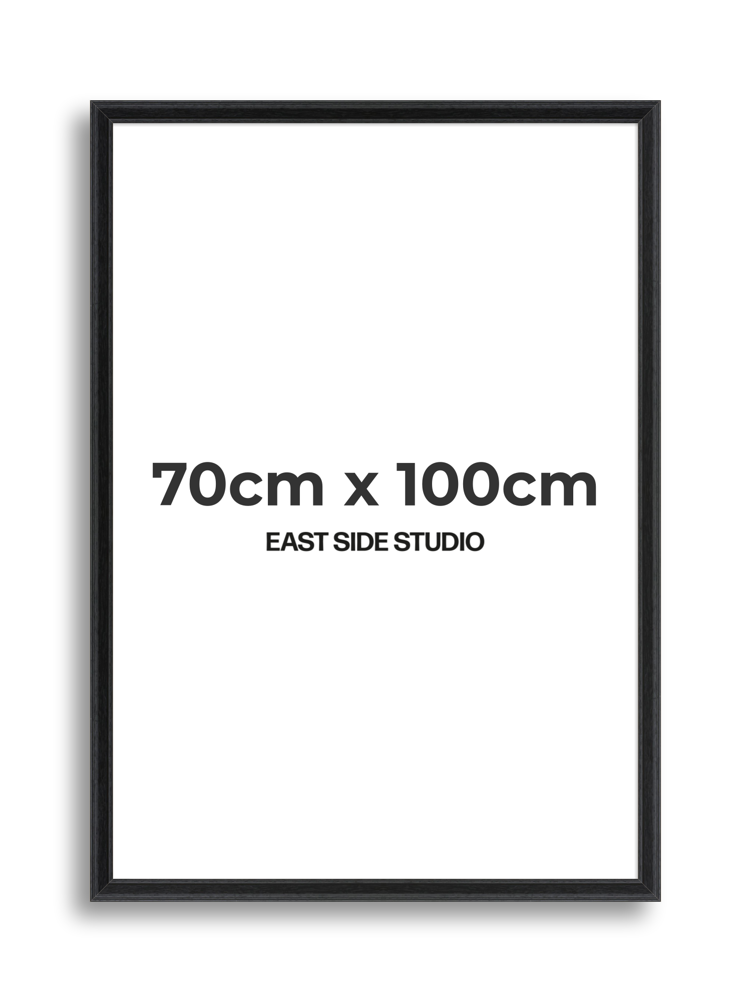 Black Grain 70cm x 100cm picture frame