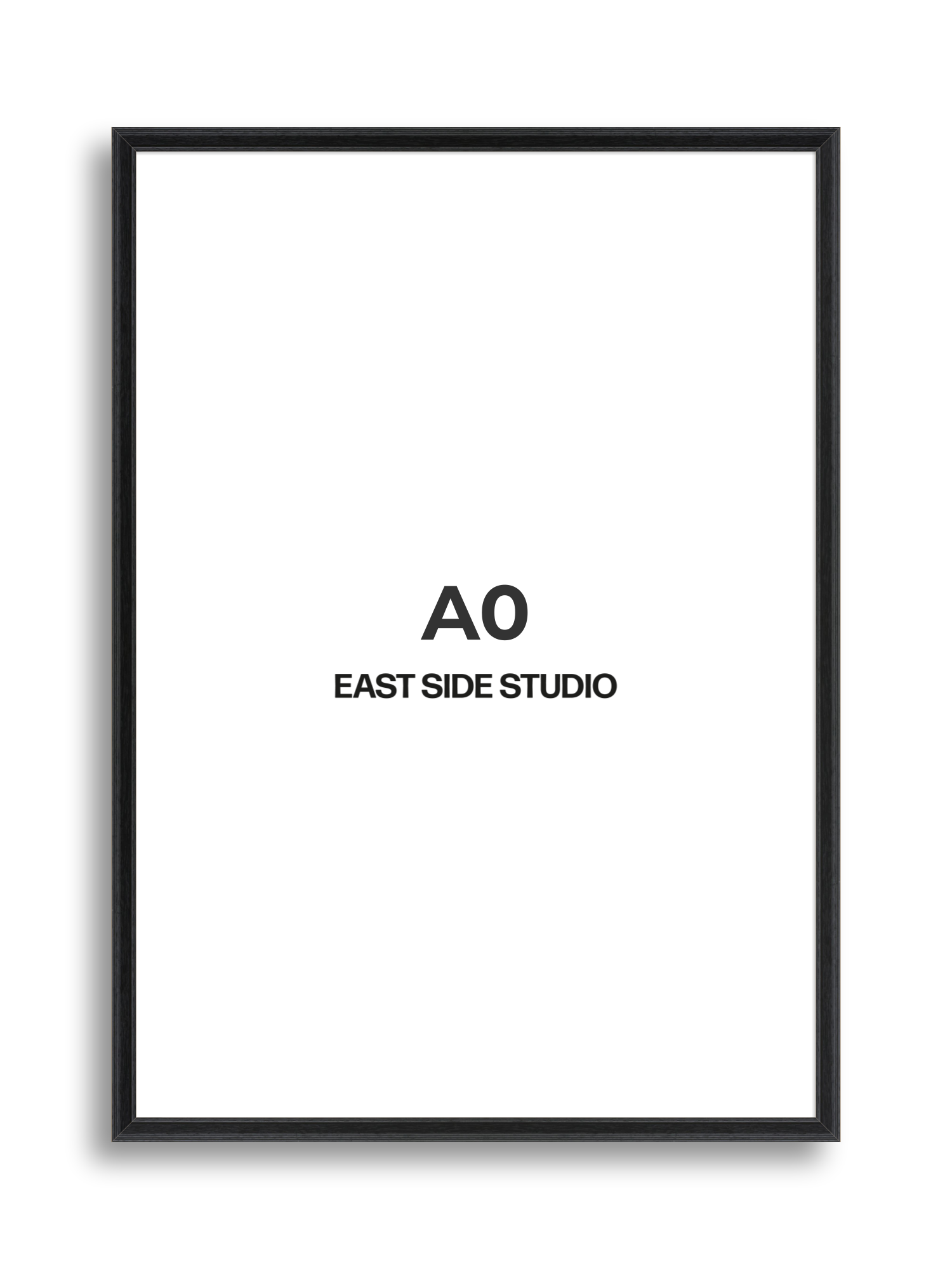 Black Grain A0 picture frame