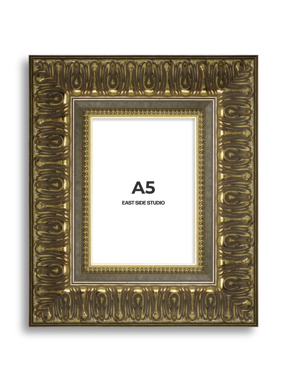 Volute Silver Gold A5 picture frame