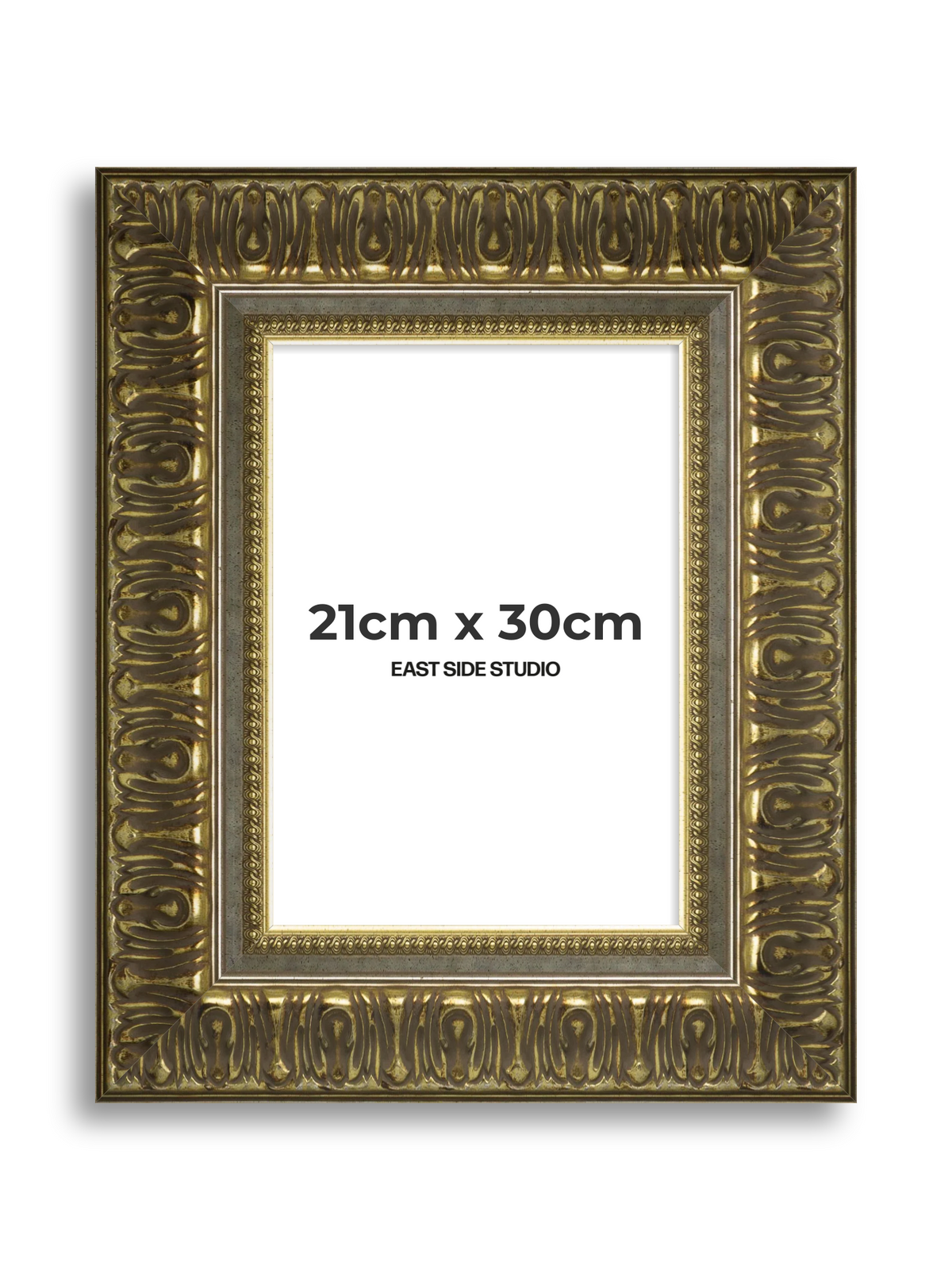 Volute Silver Gold 21cm x 30cm picture frame