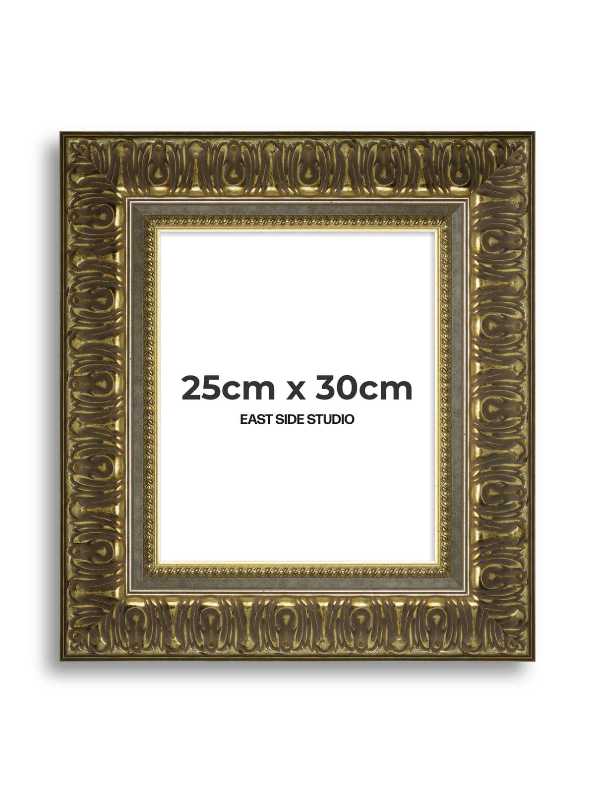 Volute Silver Gold 25cm x 30cm picture frame