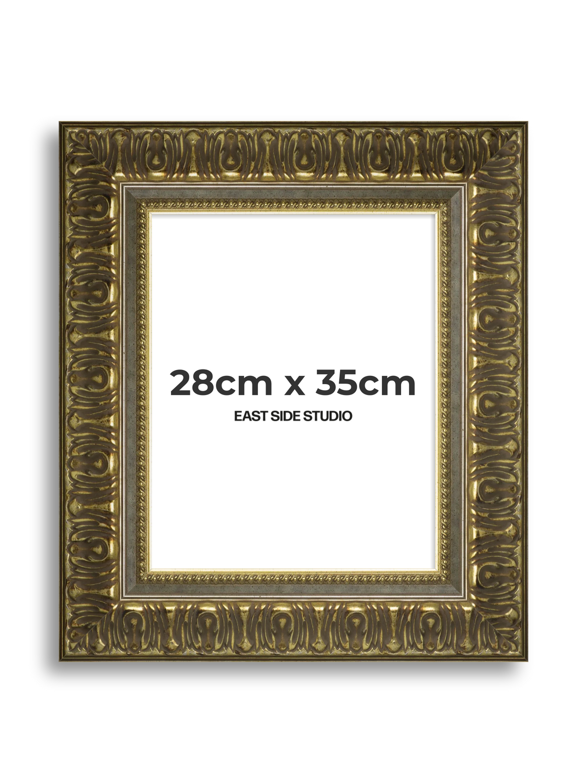 Volute Silver Gold 28cm x 35cm picture frame