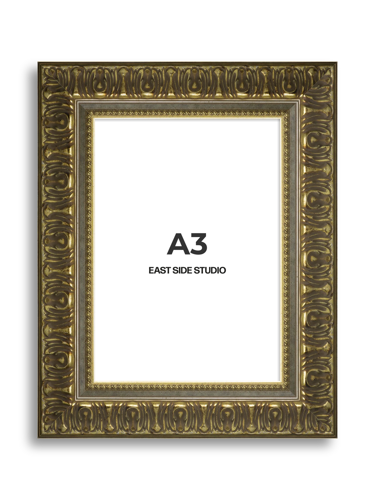 Volute Silver Gold A3 picture frame