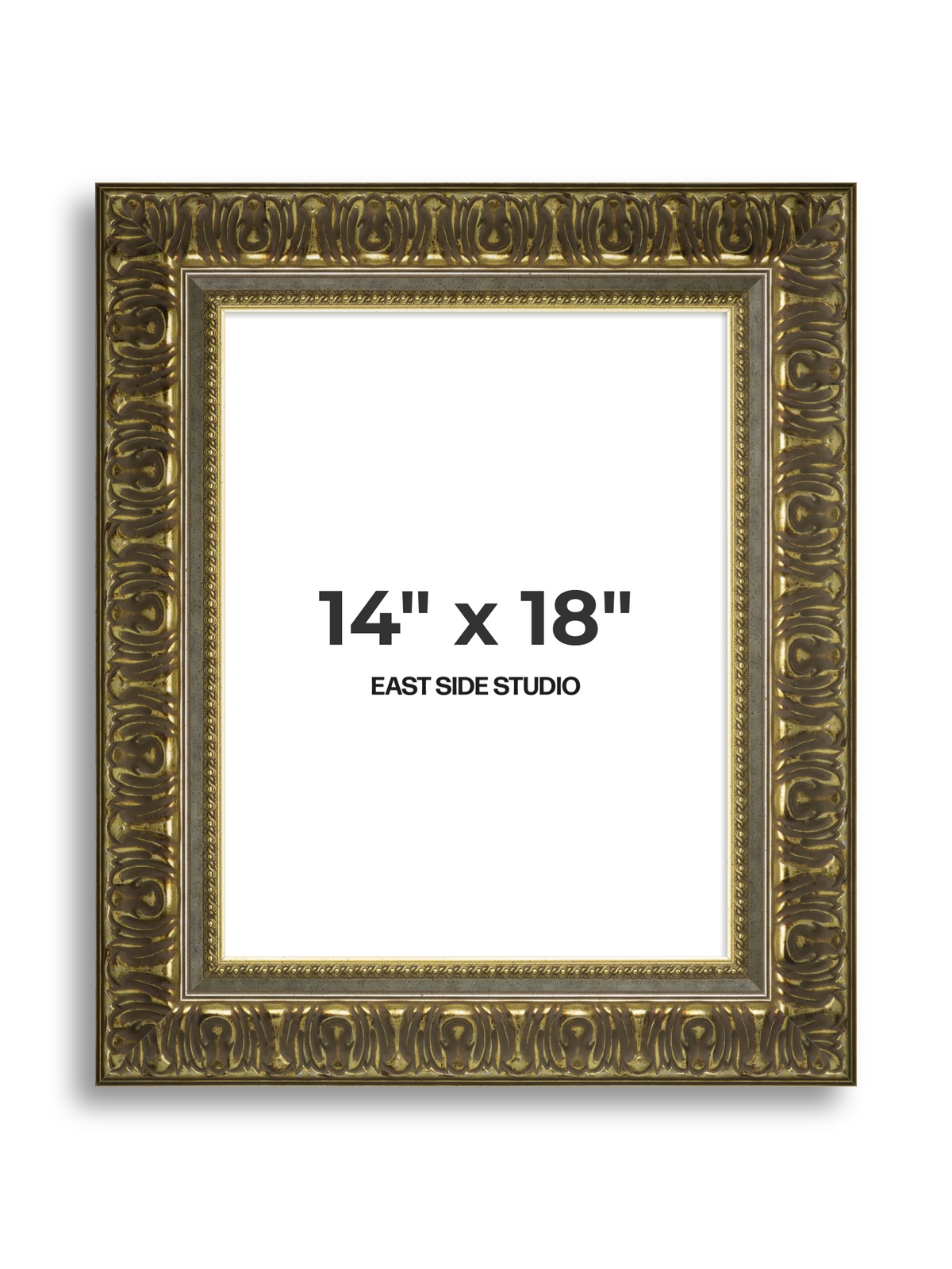 Volute Silver Gold 14" x 18" picture frame