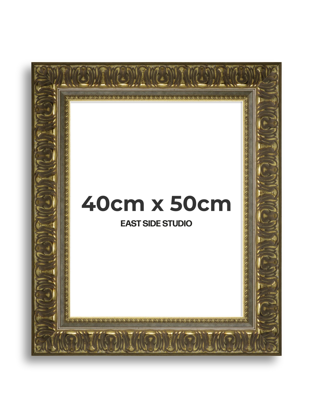 Volute Silver Gold 40cm x 50cm picture frame