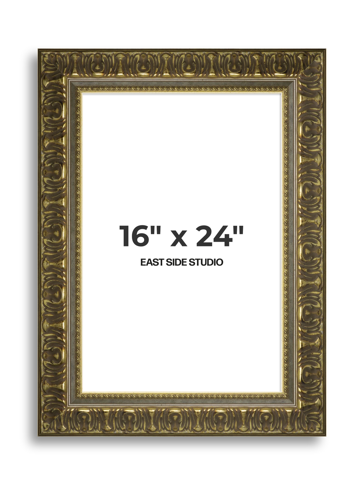 Volute Silver Gold 16" x 24" picture frame