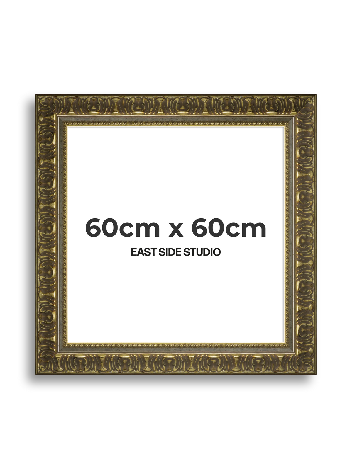 Volute Silver Gold 60cm x 60cm picture frame