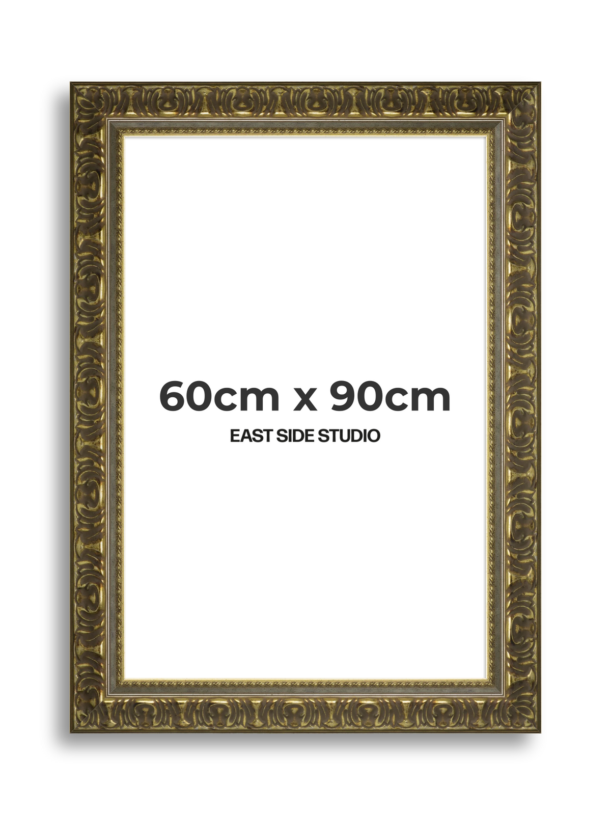 Volute Silver Gold 60cm x 90cm picture frame