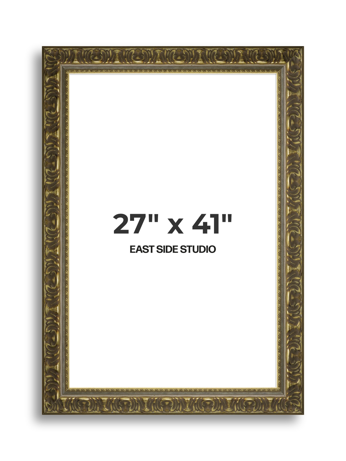 Volute Silver Gold 27" x 41" picture frame