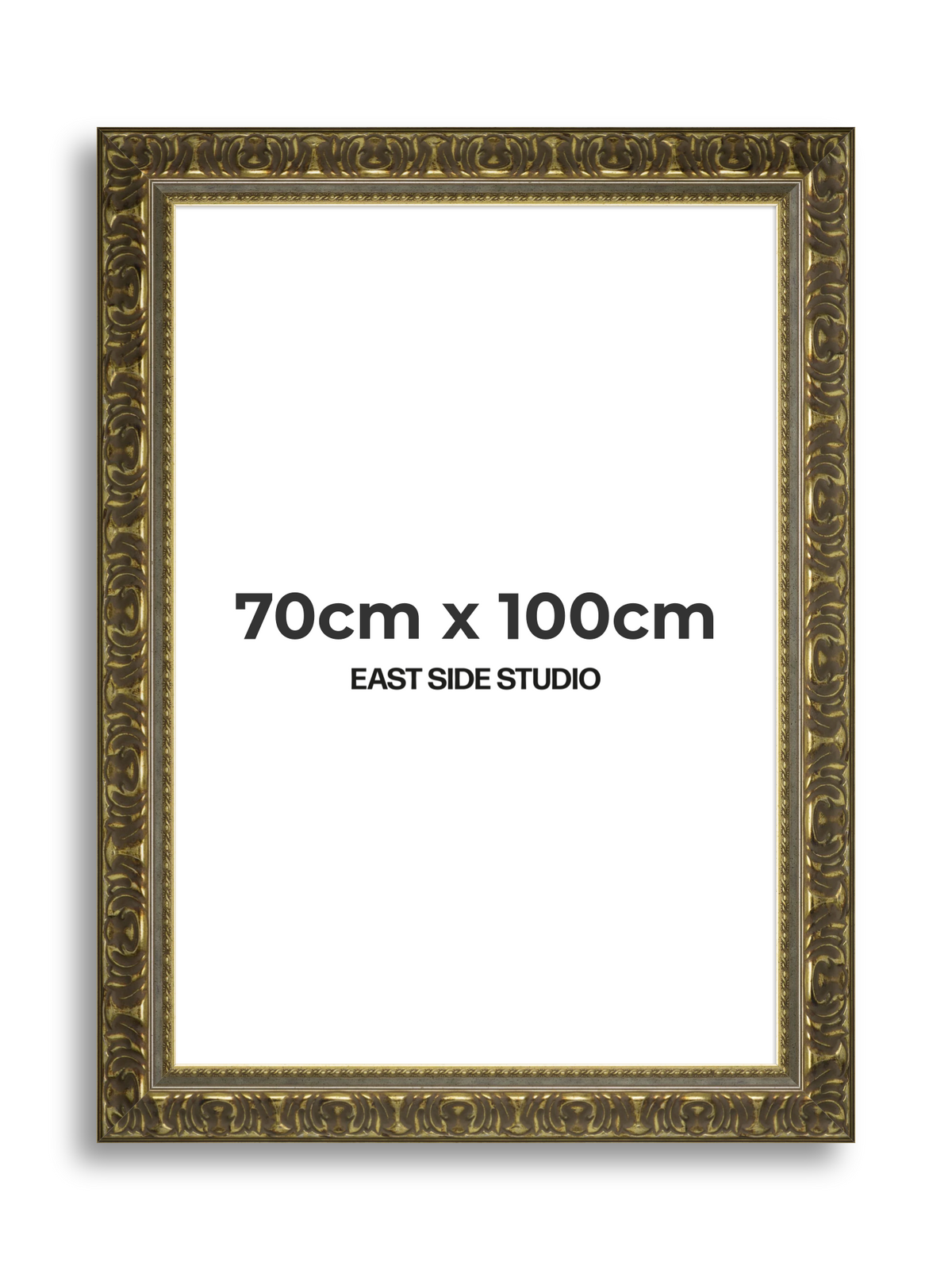 Volute Silver Gold 70cm x 100cm picture frame