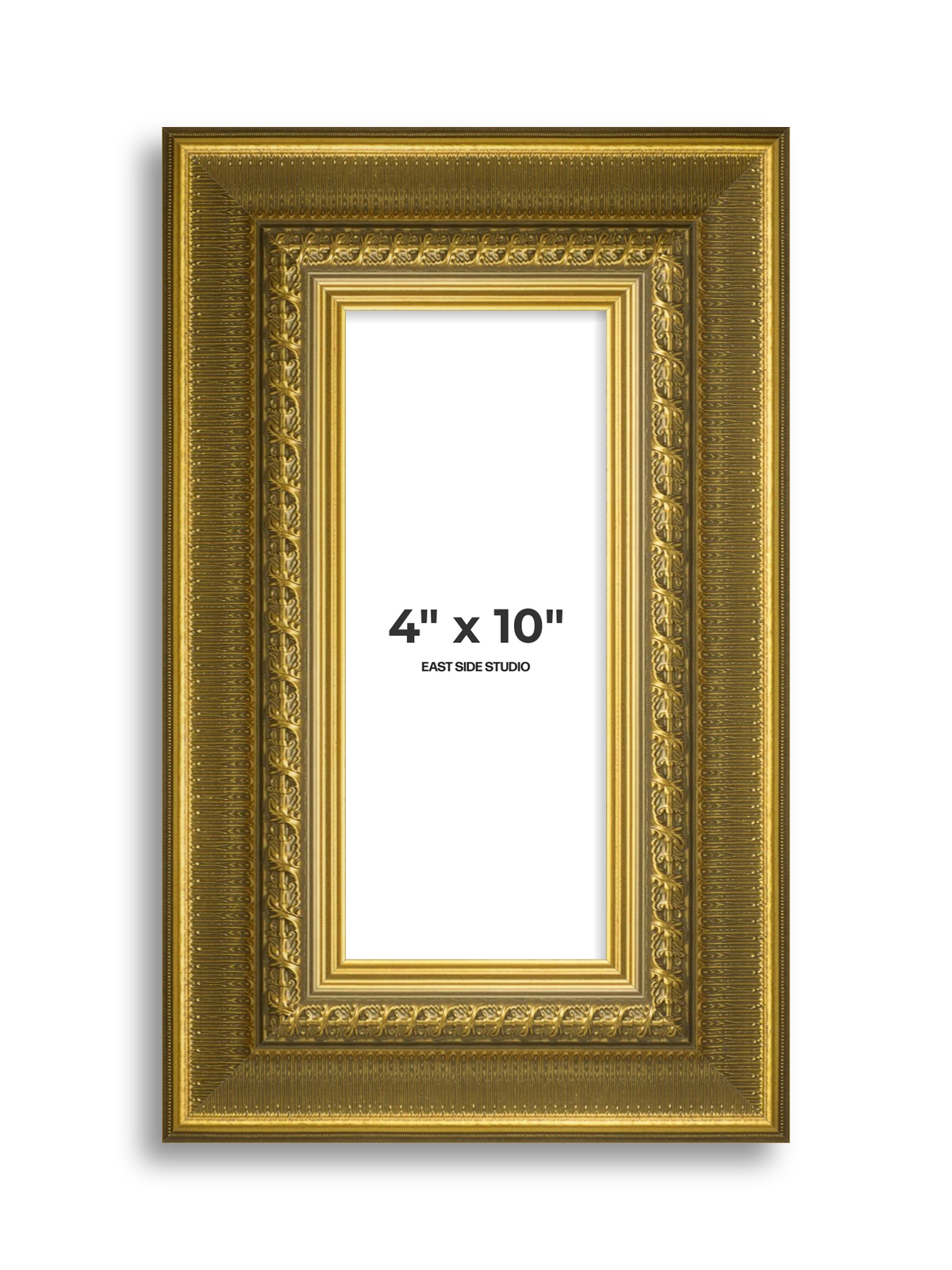 Anthemion Gold 4" x 10" picture frame