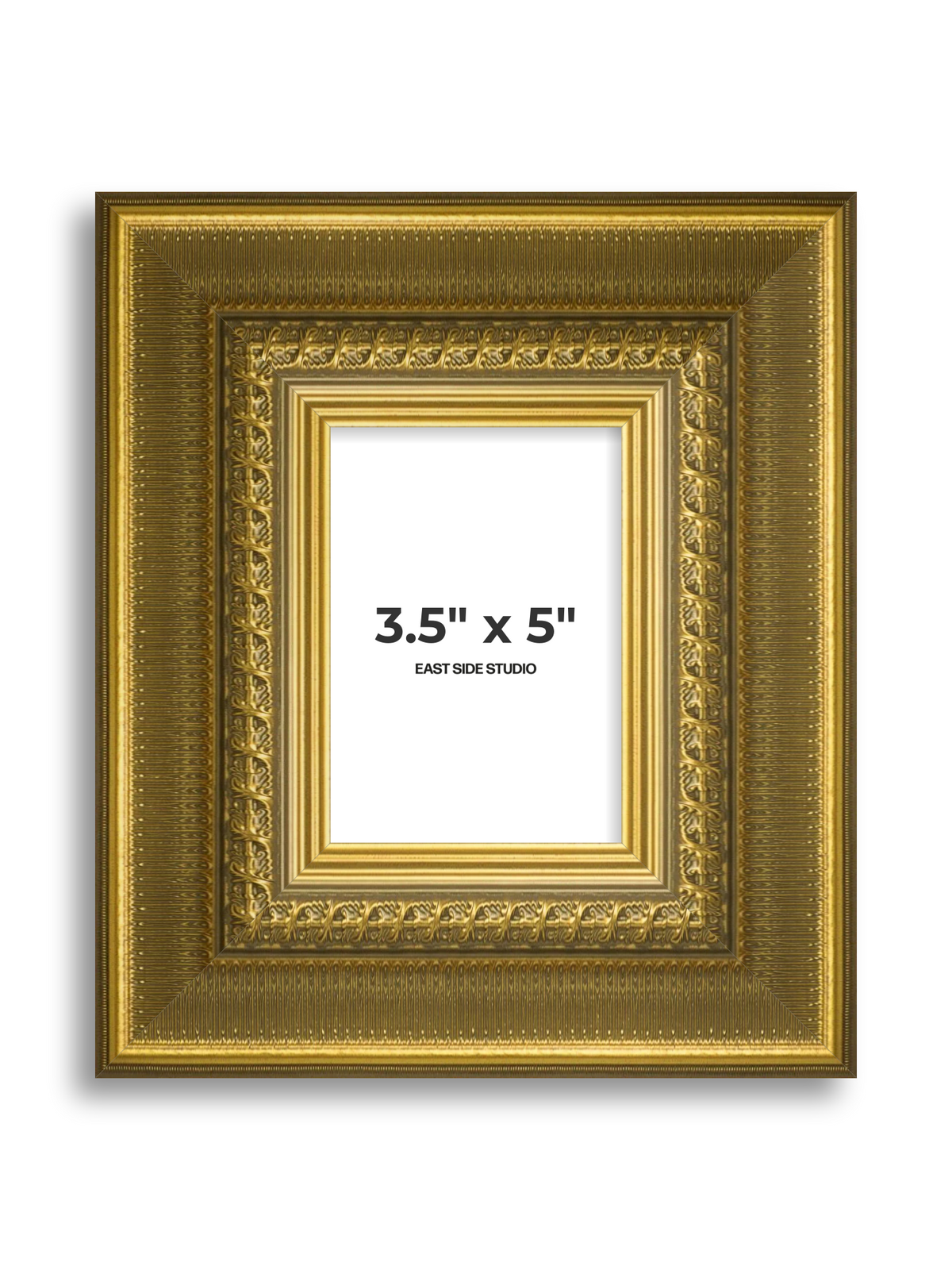 Anthemion Gold 3.5" x 5" picture frame
