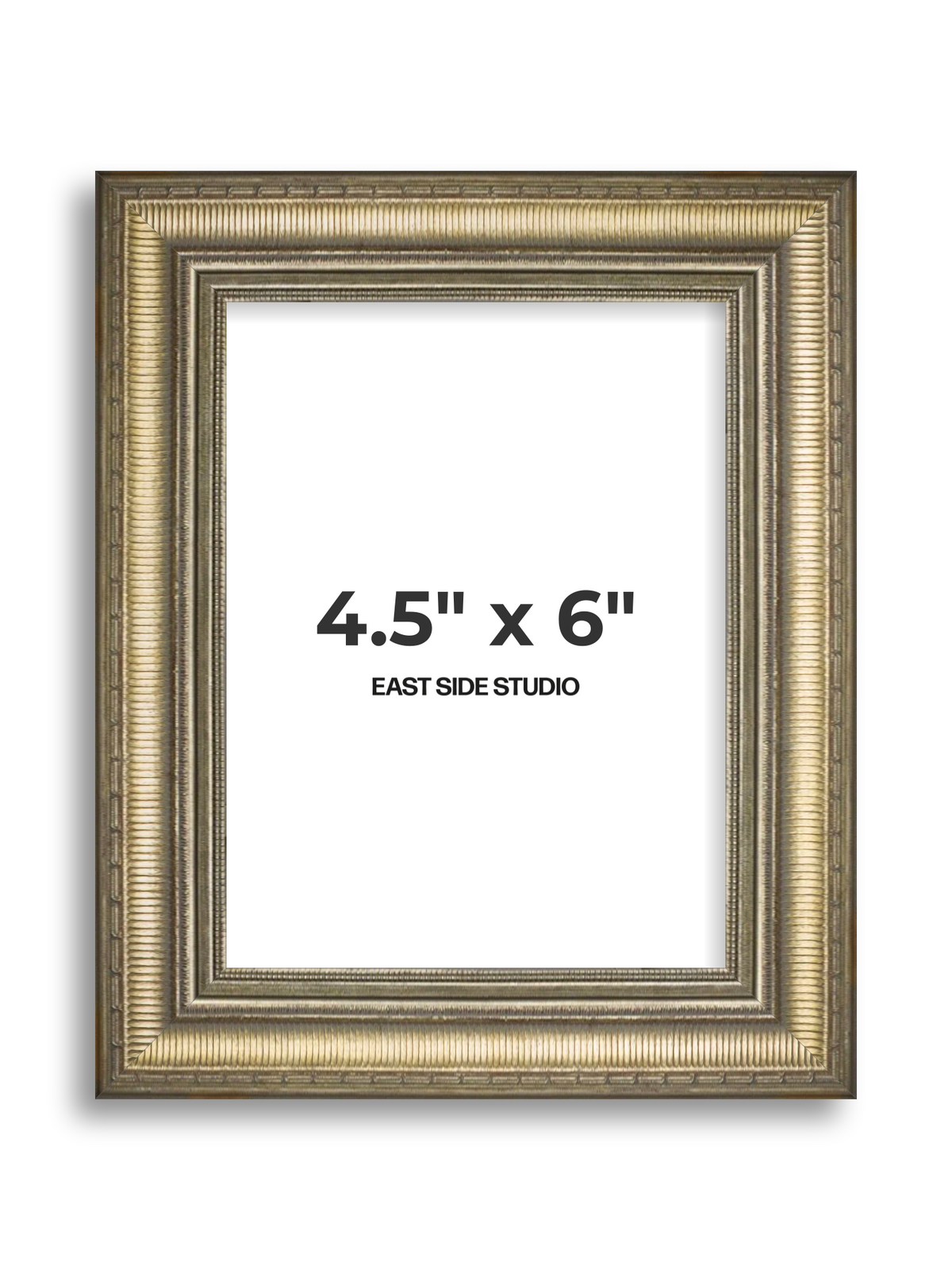 Laurel Aged Gold 4.5" x 6" picture frame