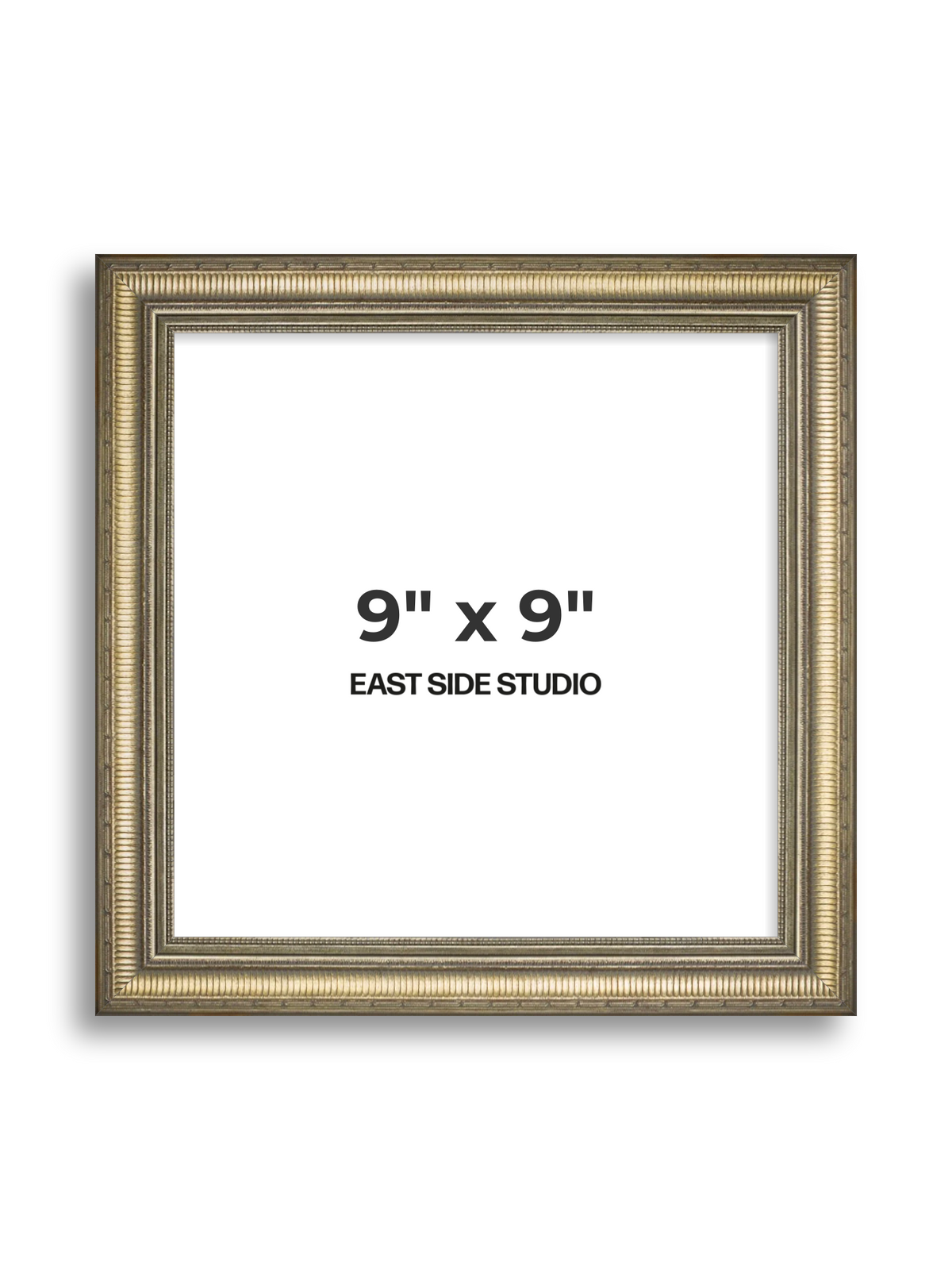 Laurel Aged Gold 9" x 9" picture frame