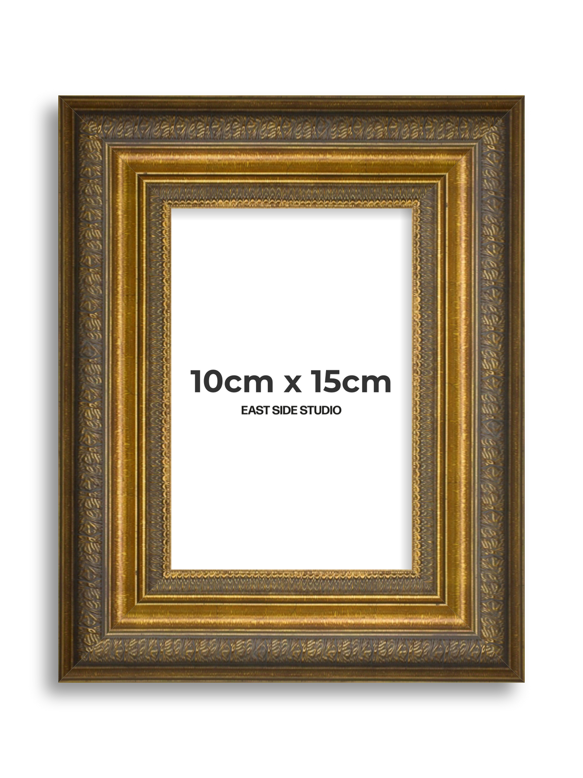 Frieze Antique Gold 10cm x 15cm picture frame