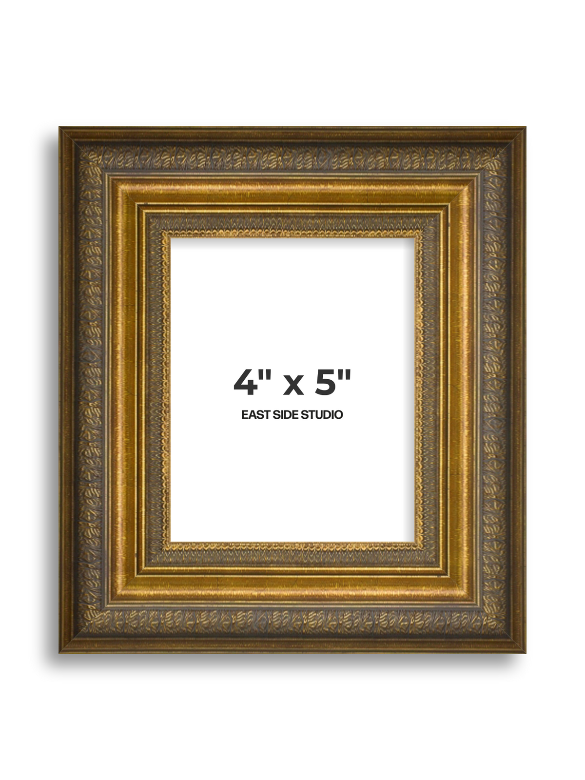 Frieze Antique Gold 4" x 5" picture frame
