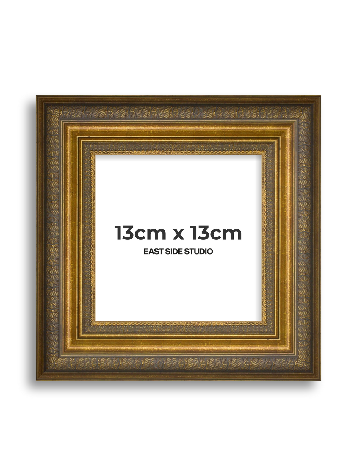 Frieze Antique Gold 13cm x 13cm picture frame