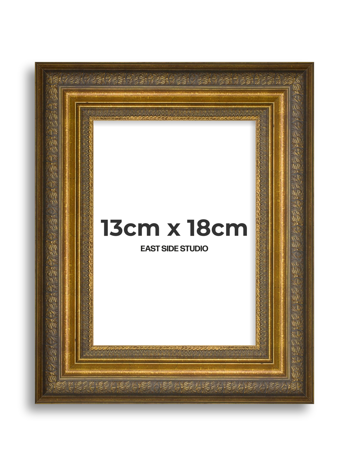 Frieze Antique Gold 13cm x 18cm picture frame