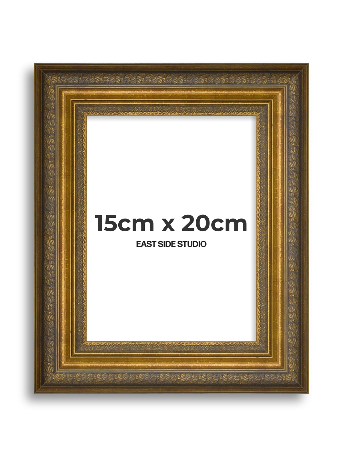 Frieze Antique Gold 15cm x 20cm picture frame