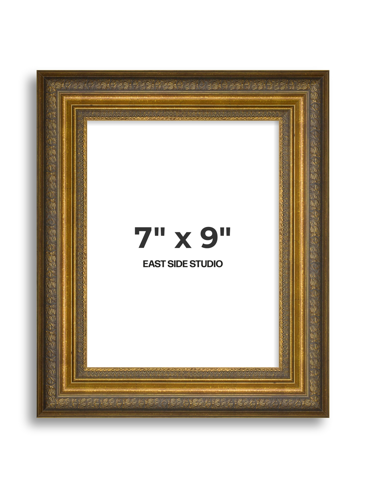 Frieze Antique Gold 7" x 9" picture frame