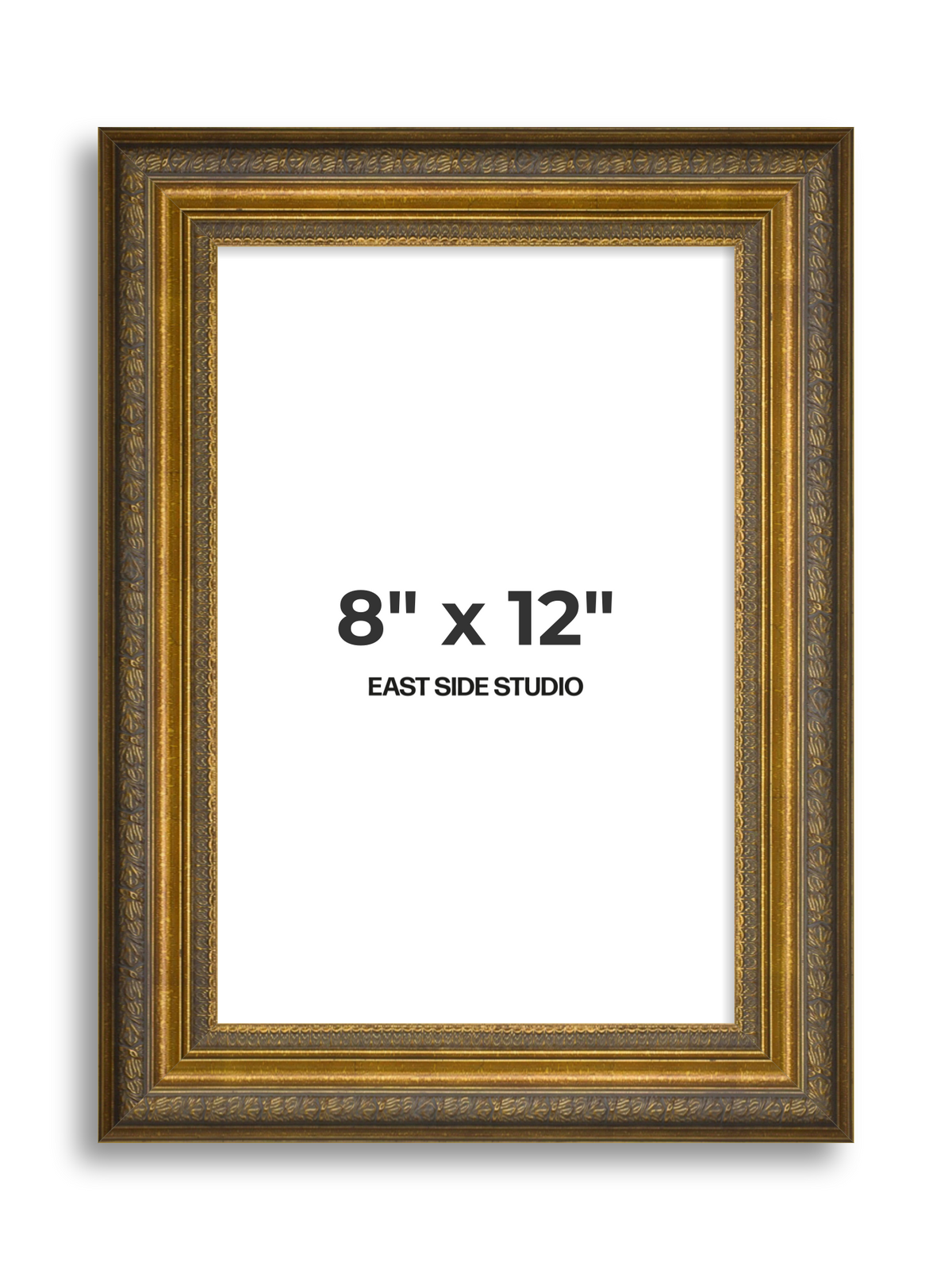 Frieze Antique Gold 8" x 12" picture frame