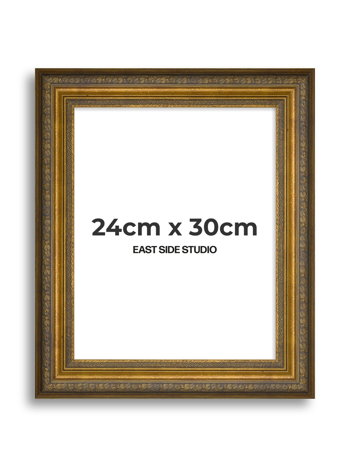 Frieze Antique Gold 24cm x 30cm picture frame