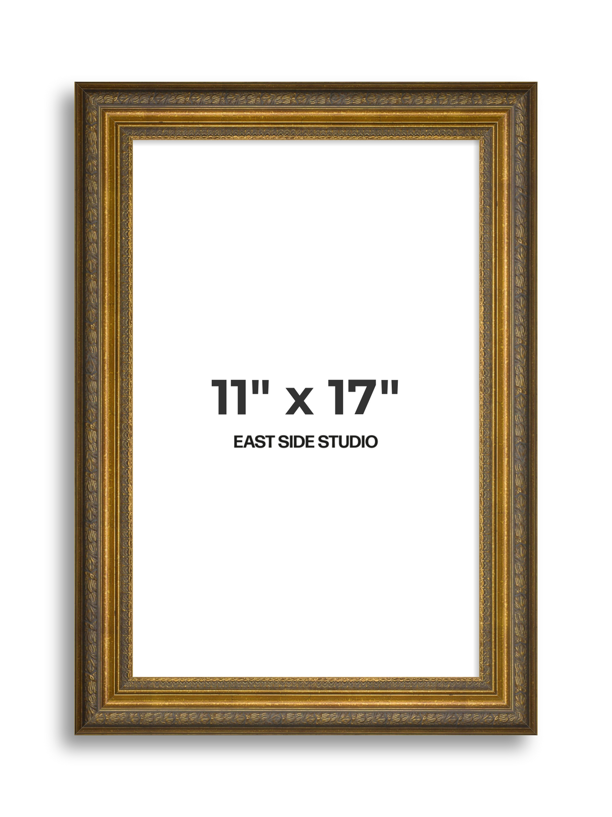 Frieze Antique Gold 11" x 17" picture frame