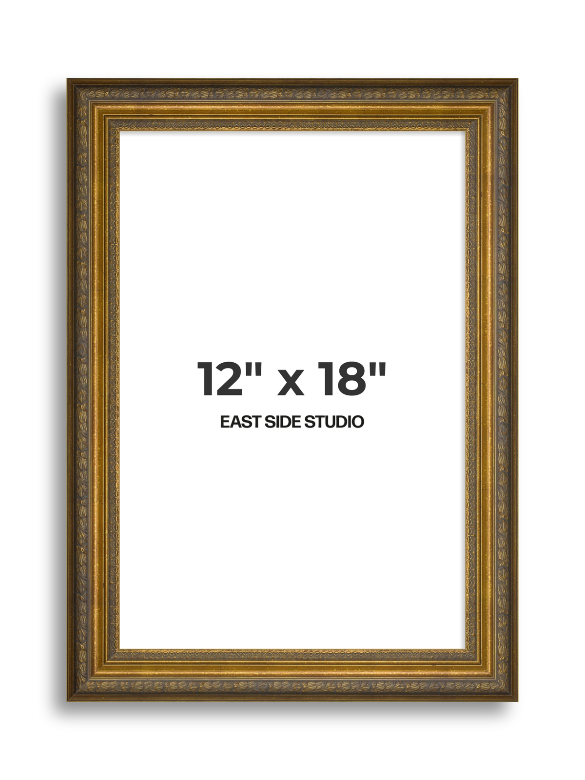 Frieze Antique Gold 12" x 18" picture frame