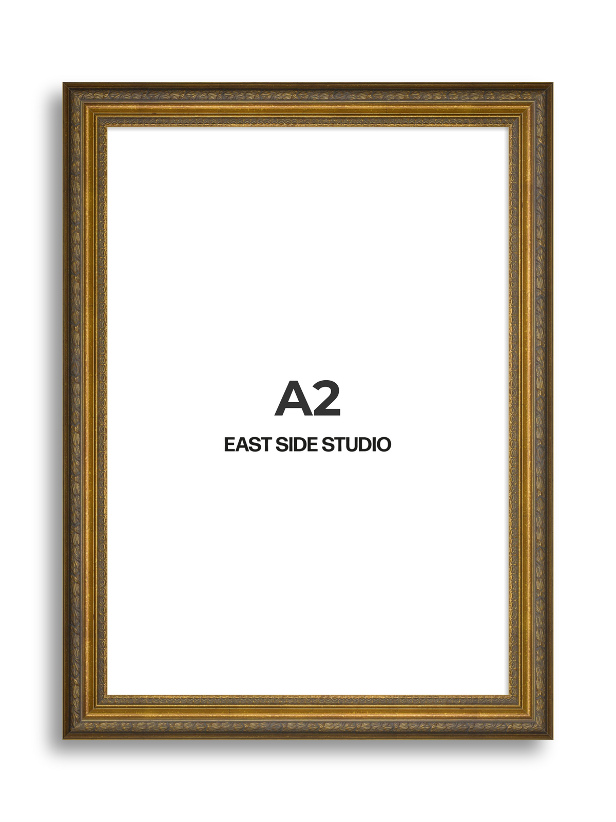 Frieze Antique Gold A2 picture frame