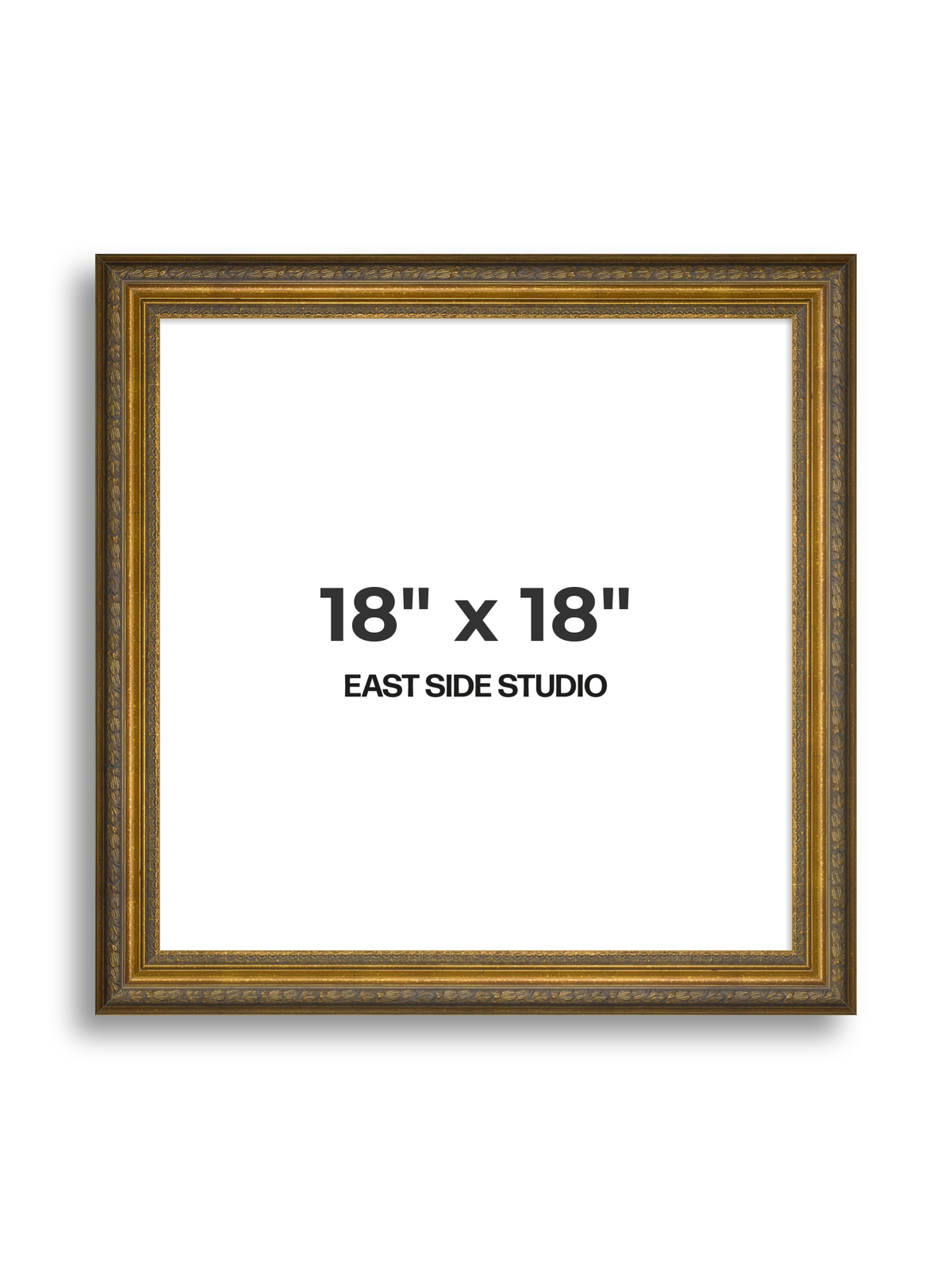 Frieze Antique Gold 18" x 18" picture frame