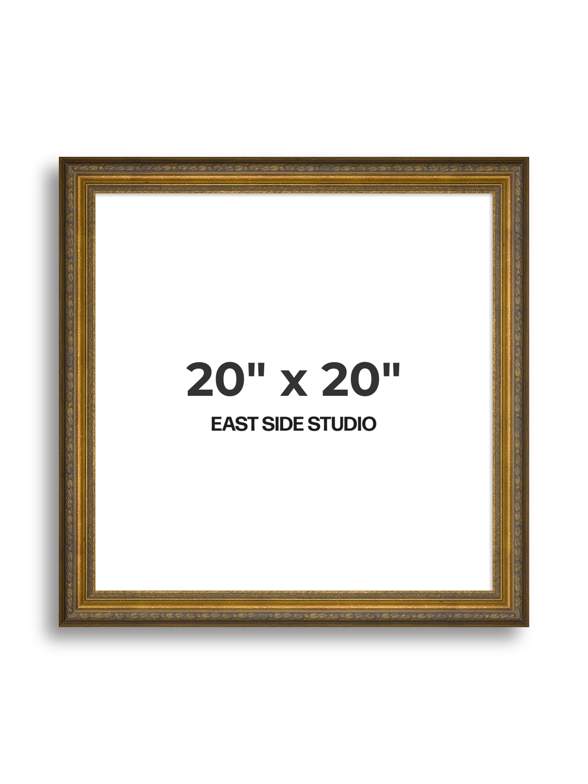 Frieze Antique Gold 20" x 20" picture frame