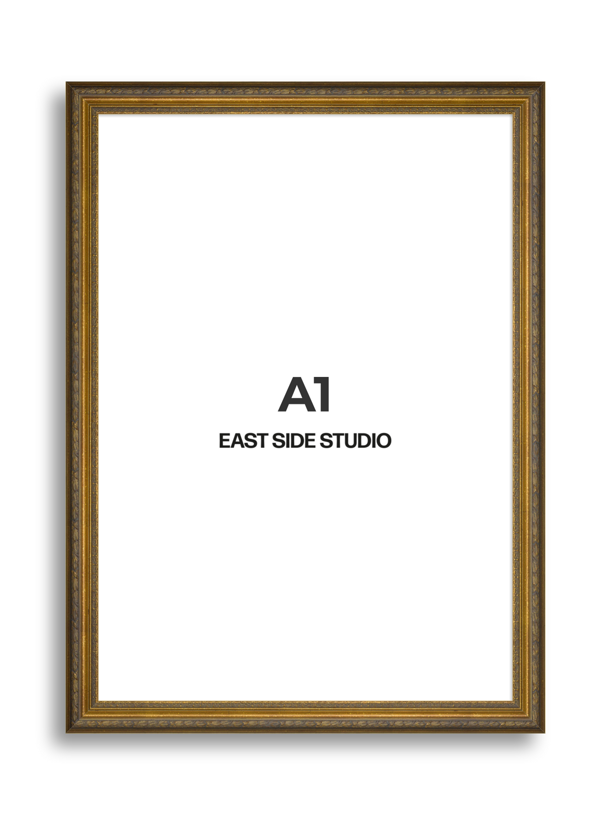 Frieze Antique Gold A1 picture frame