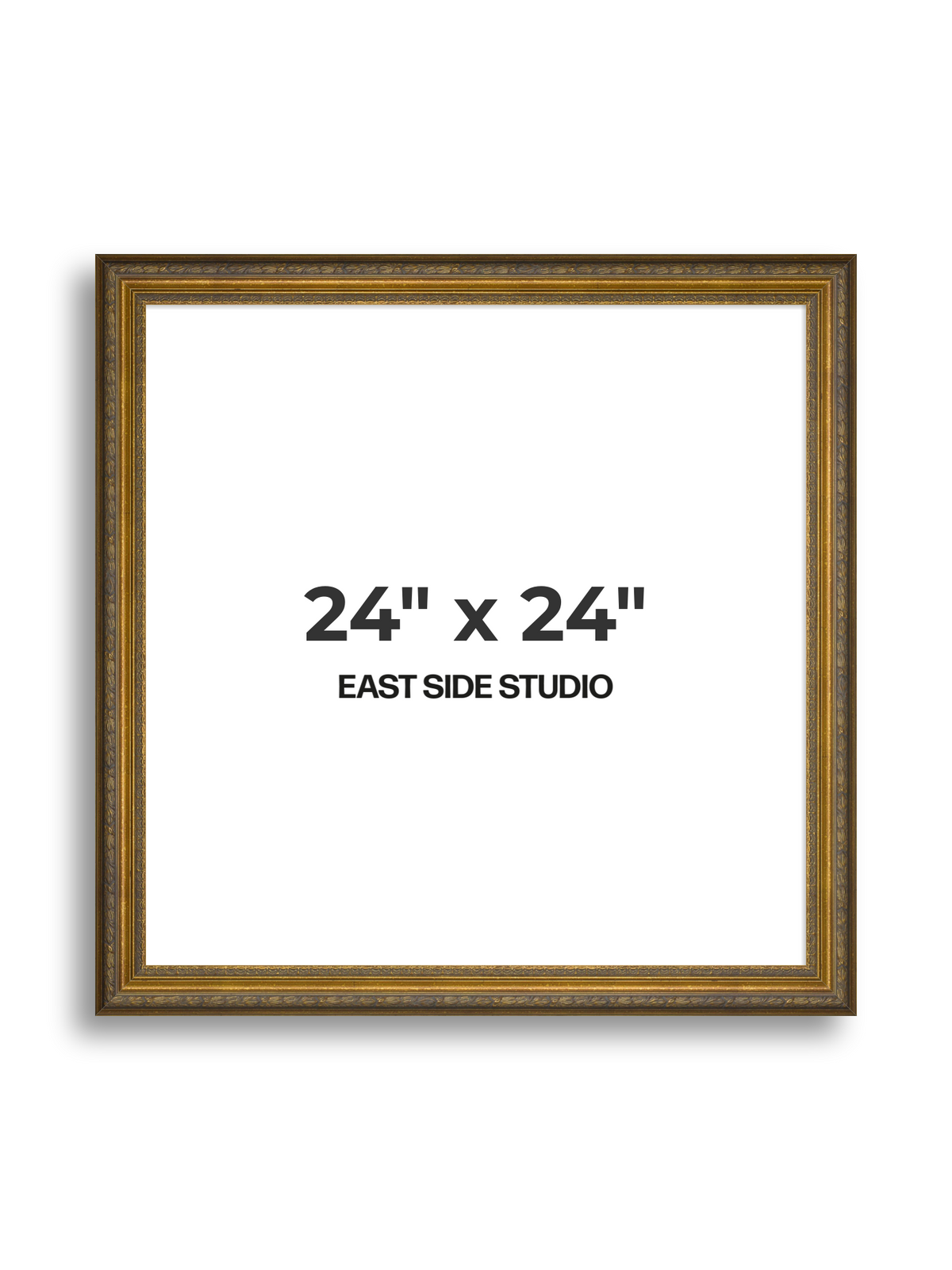 Frieze Antique Gold 24" x 24" picture frame