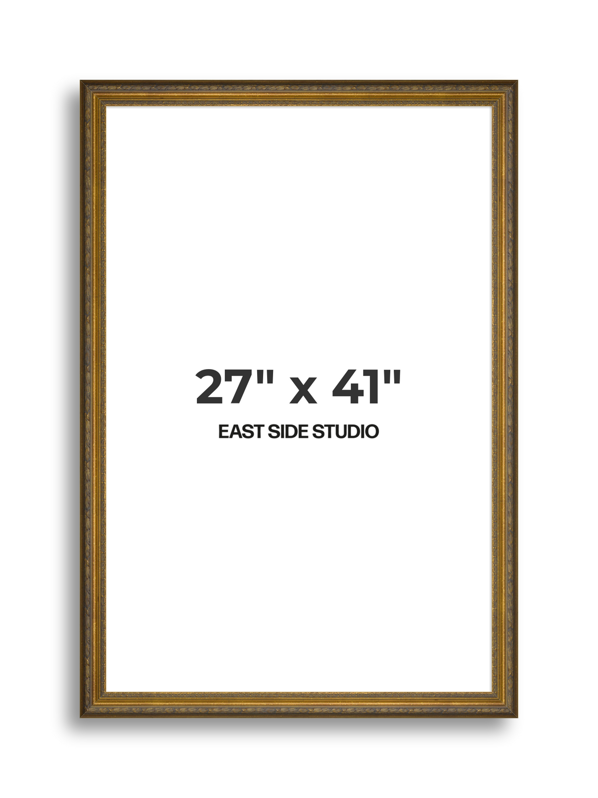 Frieze Antique Gold 27" x 41" picture frame