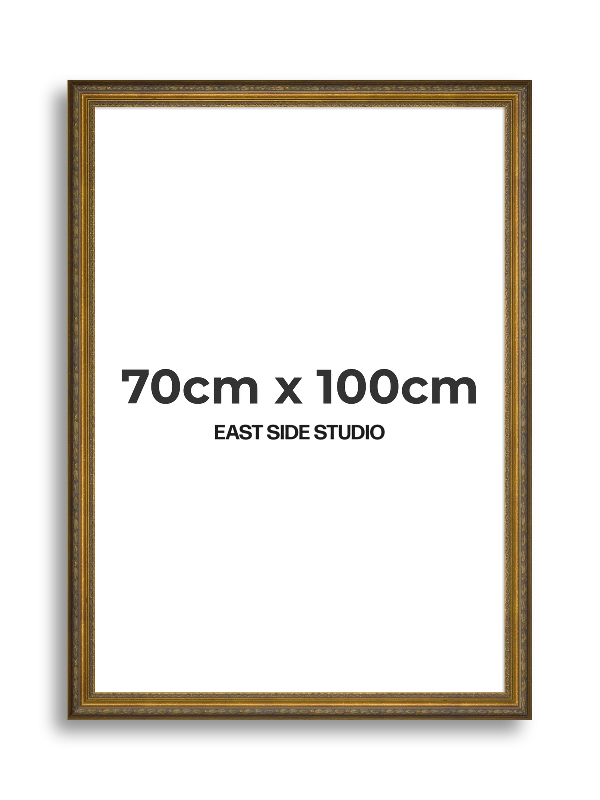 Frieze Antique Gold 70cm x 100cm picture frame