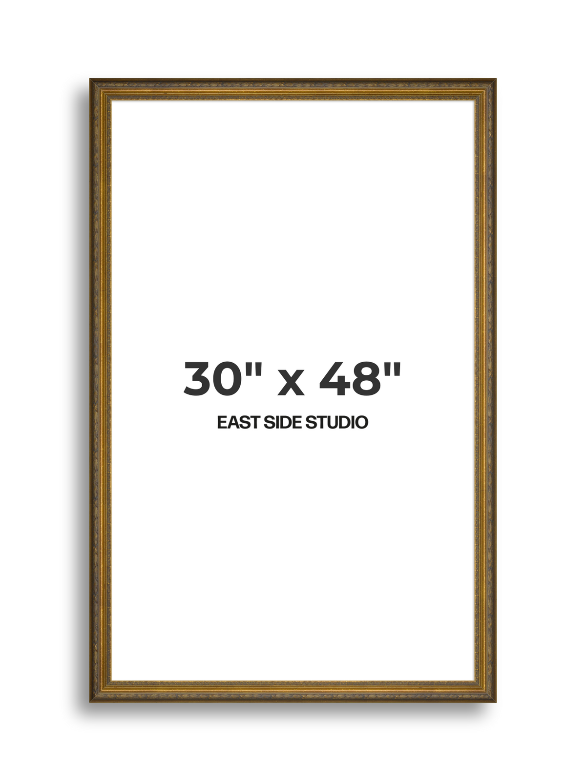 Frieze Antique Gold 30" x 48" picture frame