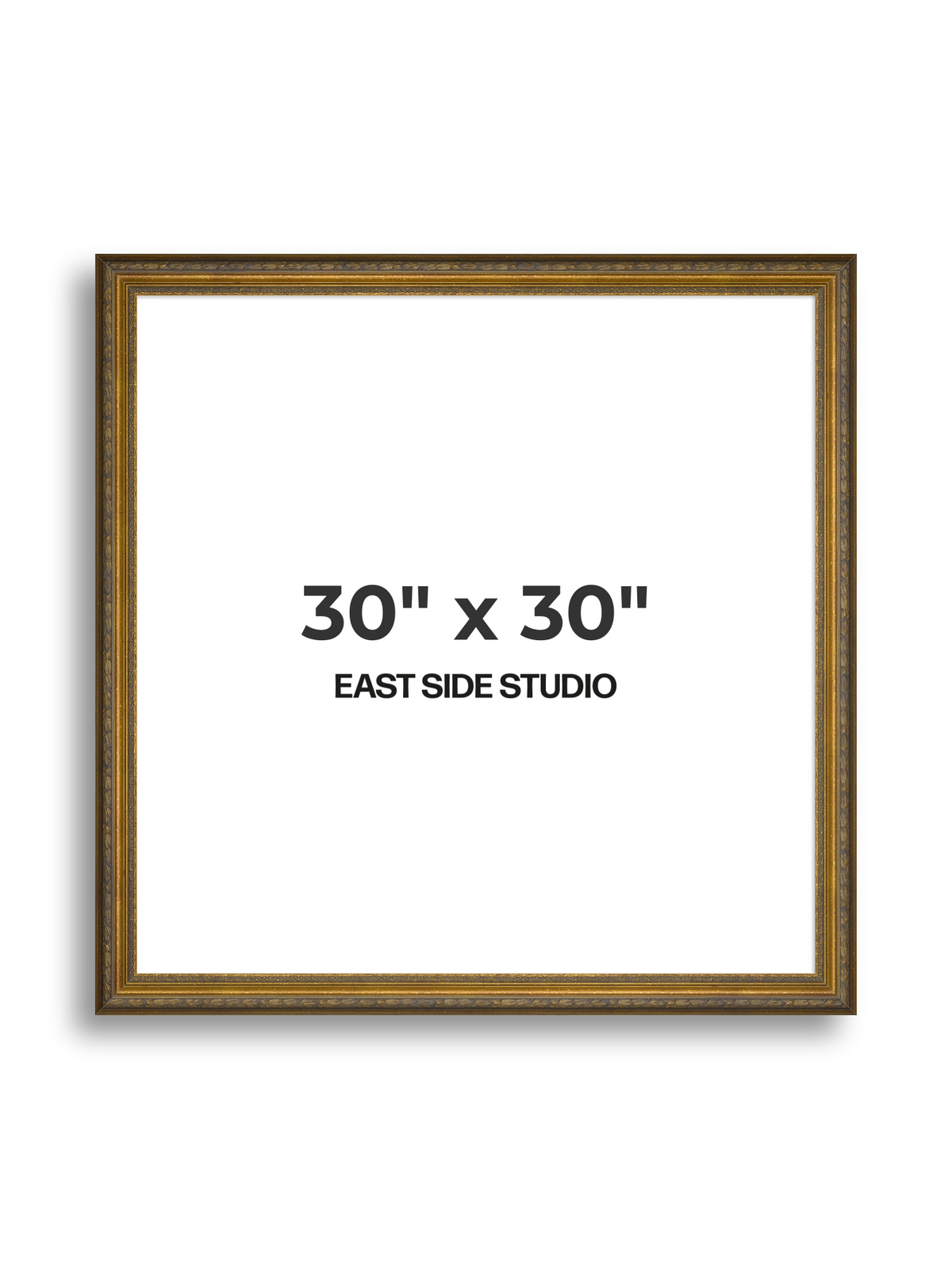 Frieze Antique Gold 30" x 30" picture frame