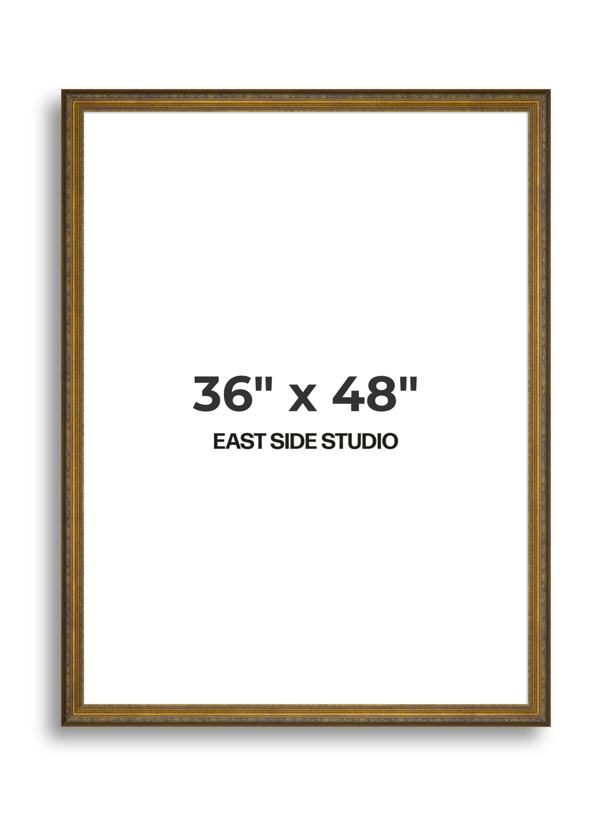 Frieze Antique Gold 36" x 48" picture frame