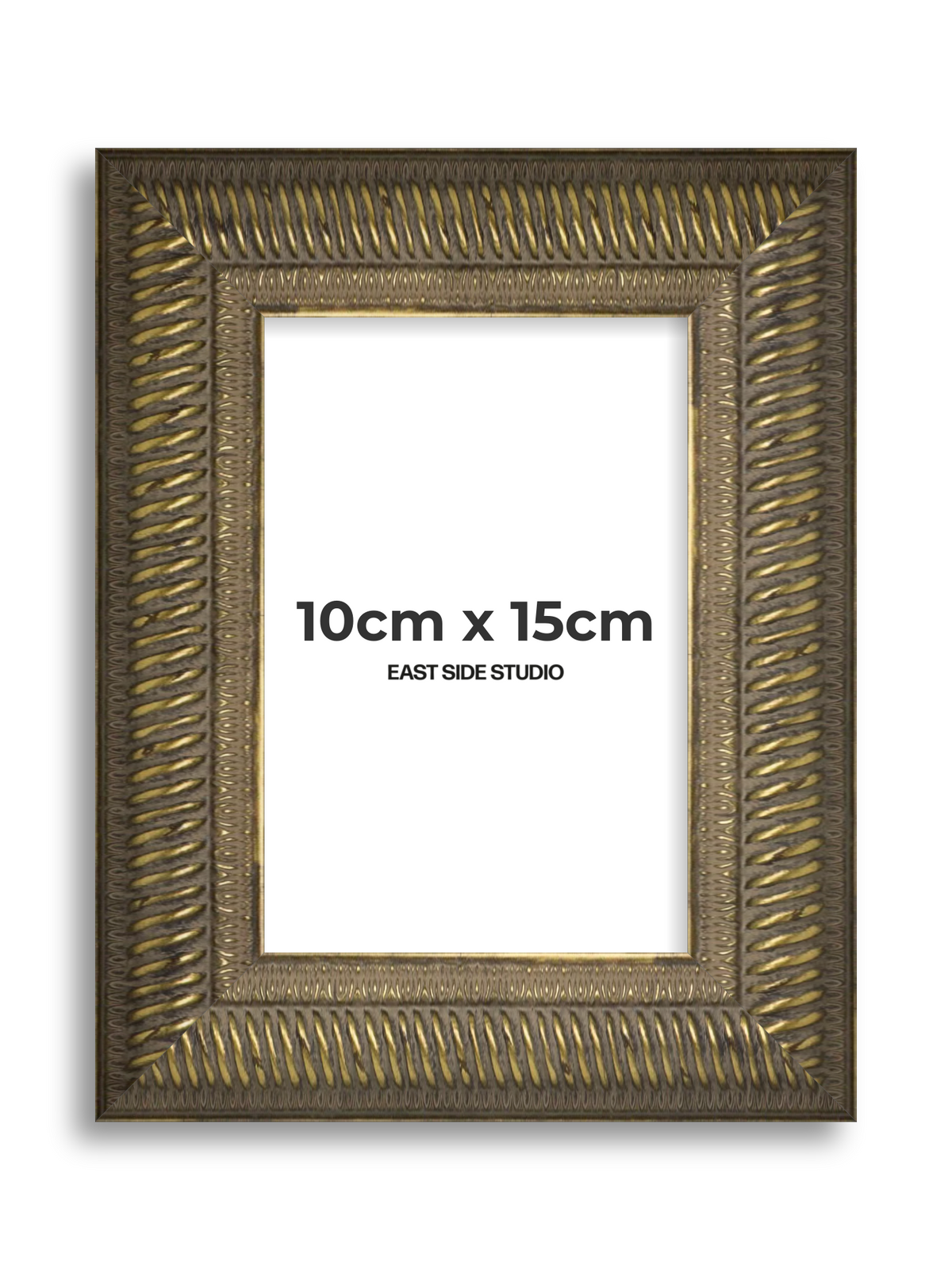 Torsade Aged Gold 10cm x 15cm picture frame