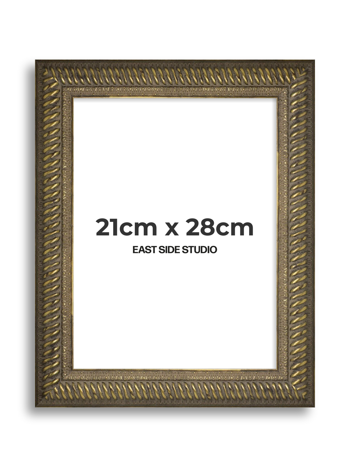 Torsade Aged Gold 21cm x 28cm picture frame