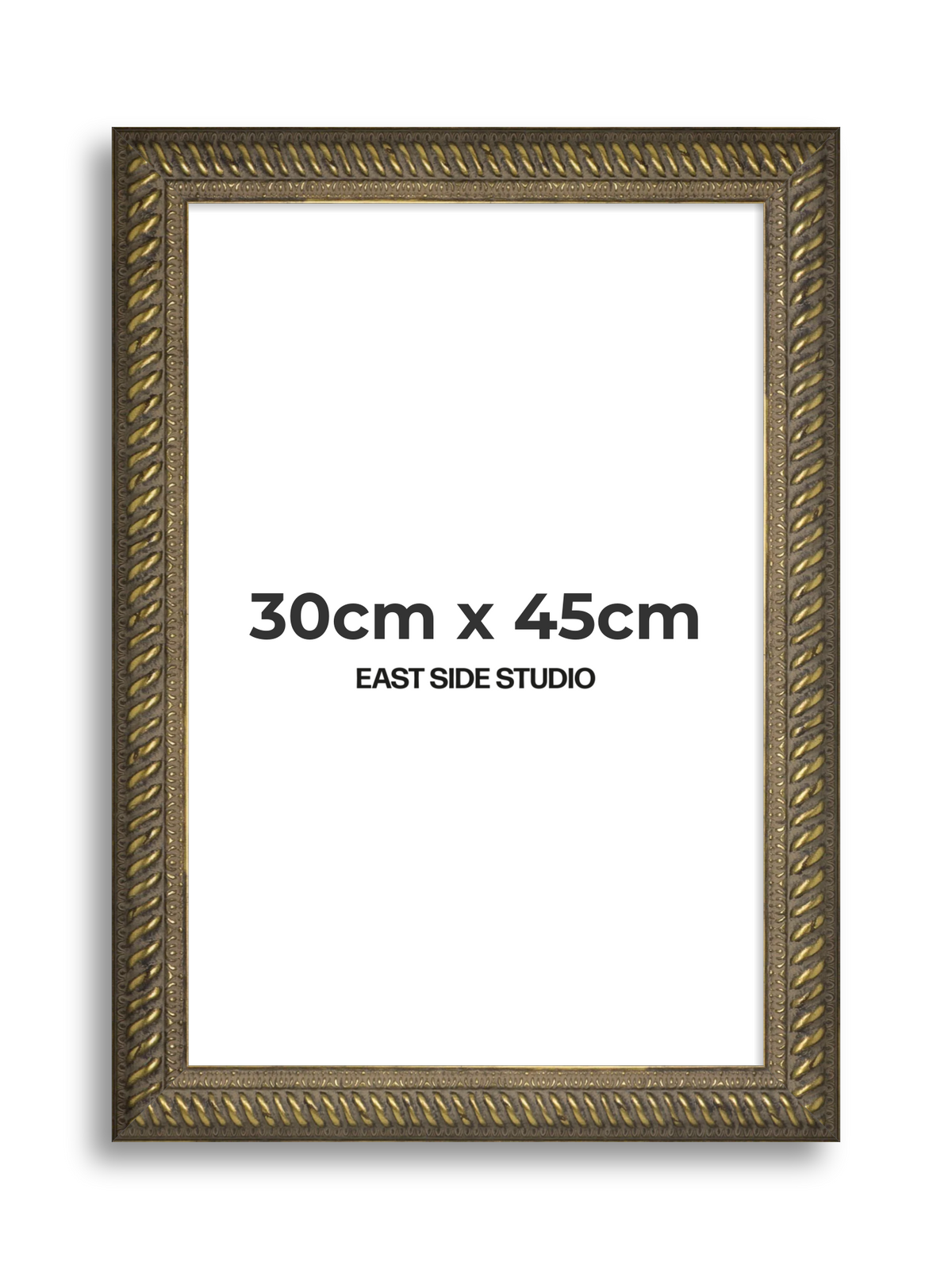 Torsade Aged Gold 30cm x 45cm picture frame