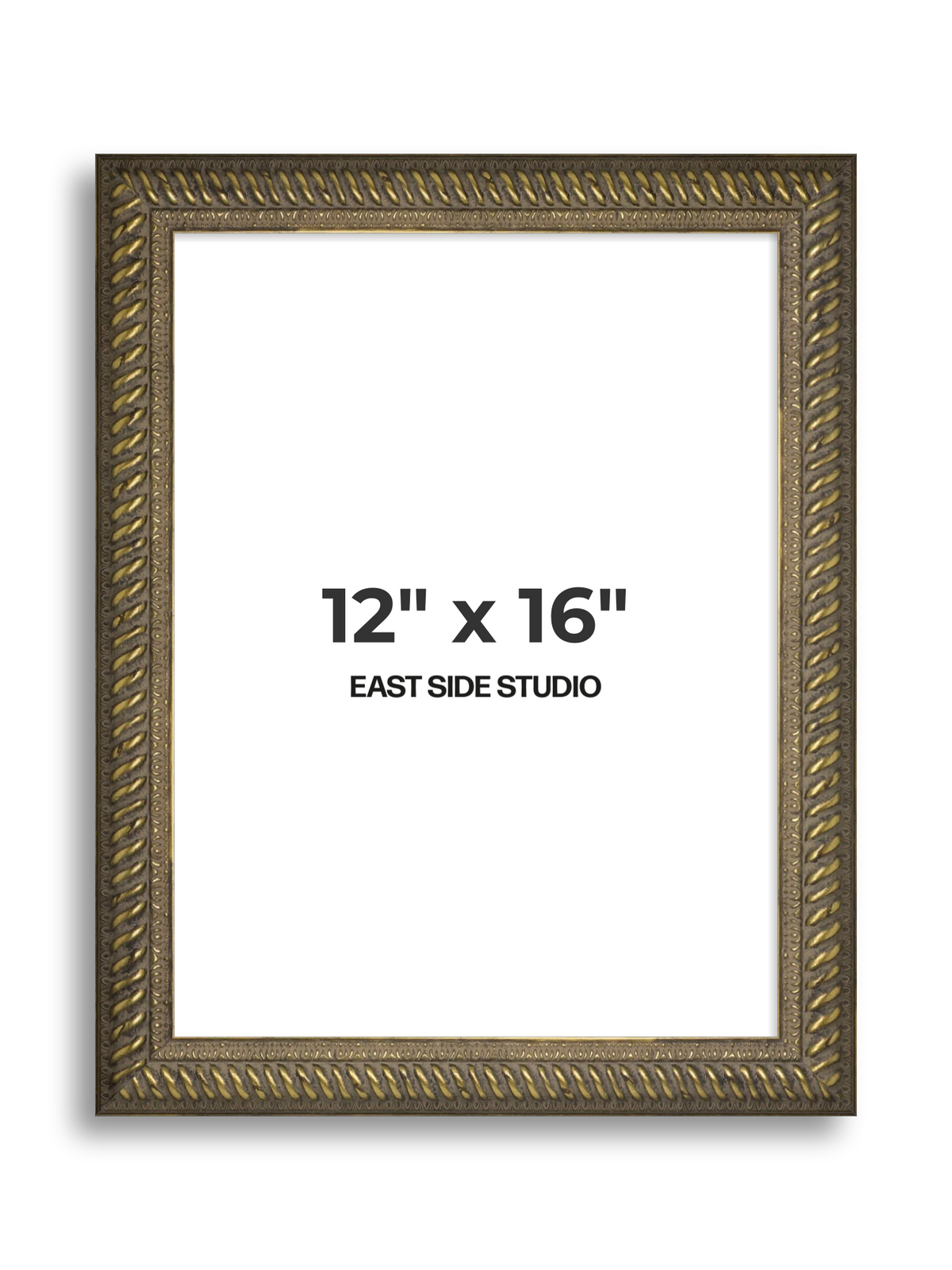 Torsade Aged Gold 12" x 16" picture frame