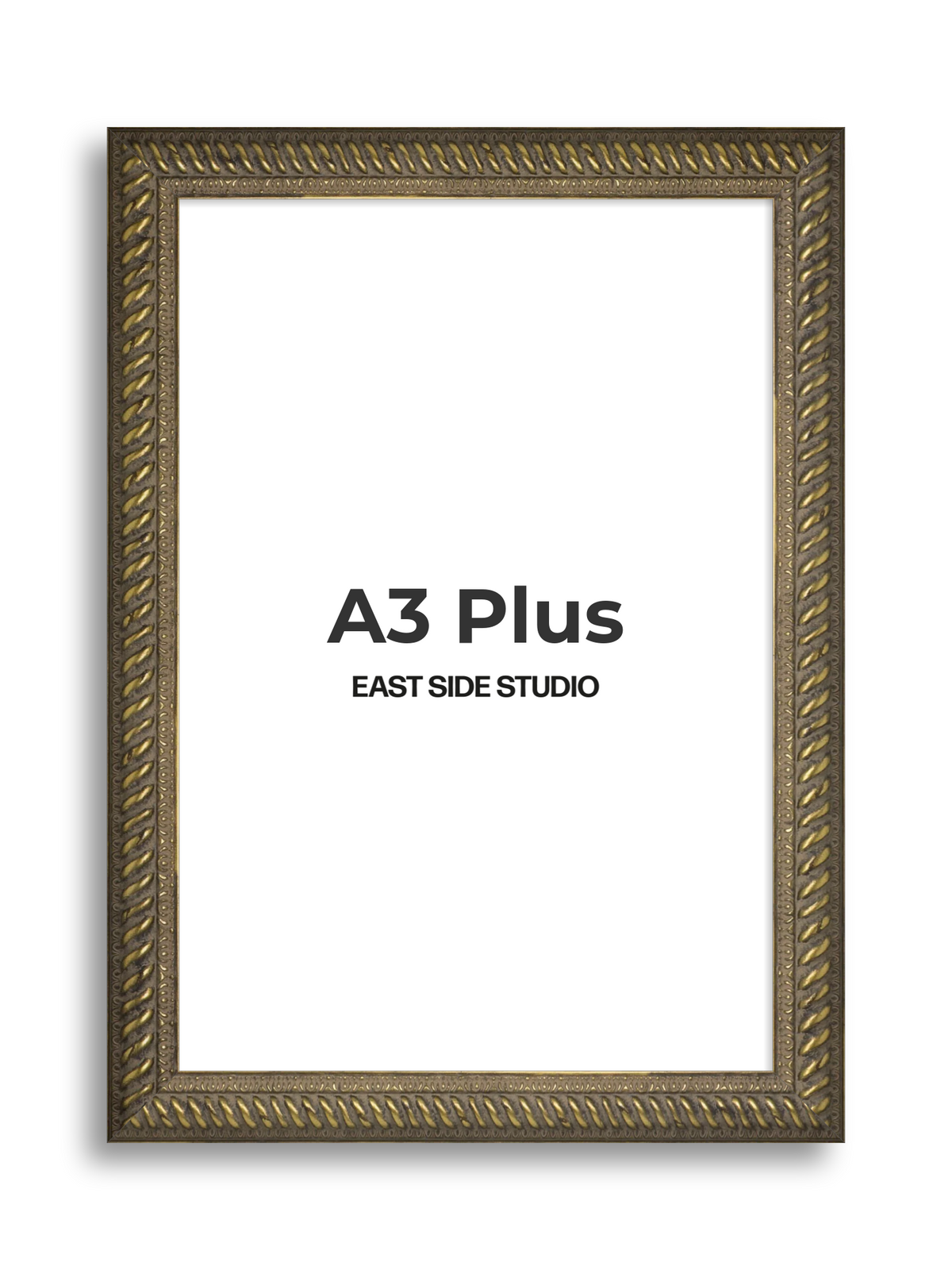Torsade Aged Gold A3 Plus picture frame