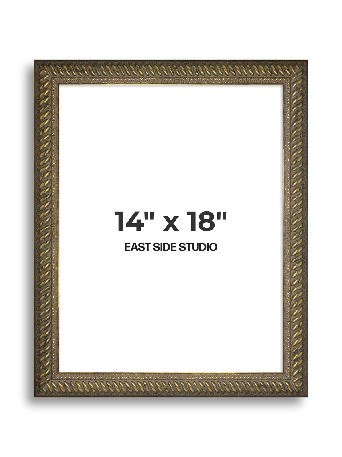 Torsade Aged Gold 14" x 18" picture frame