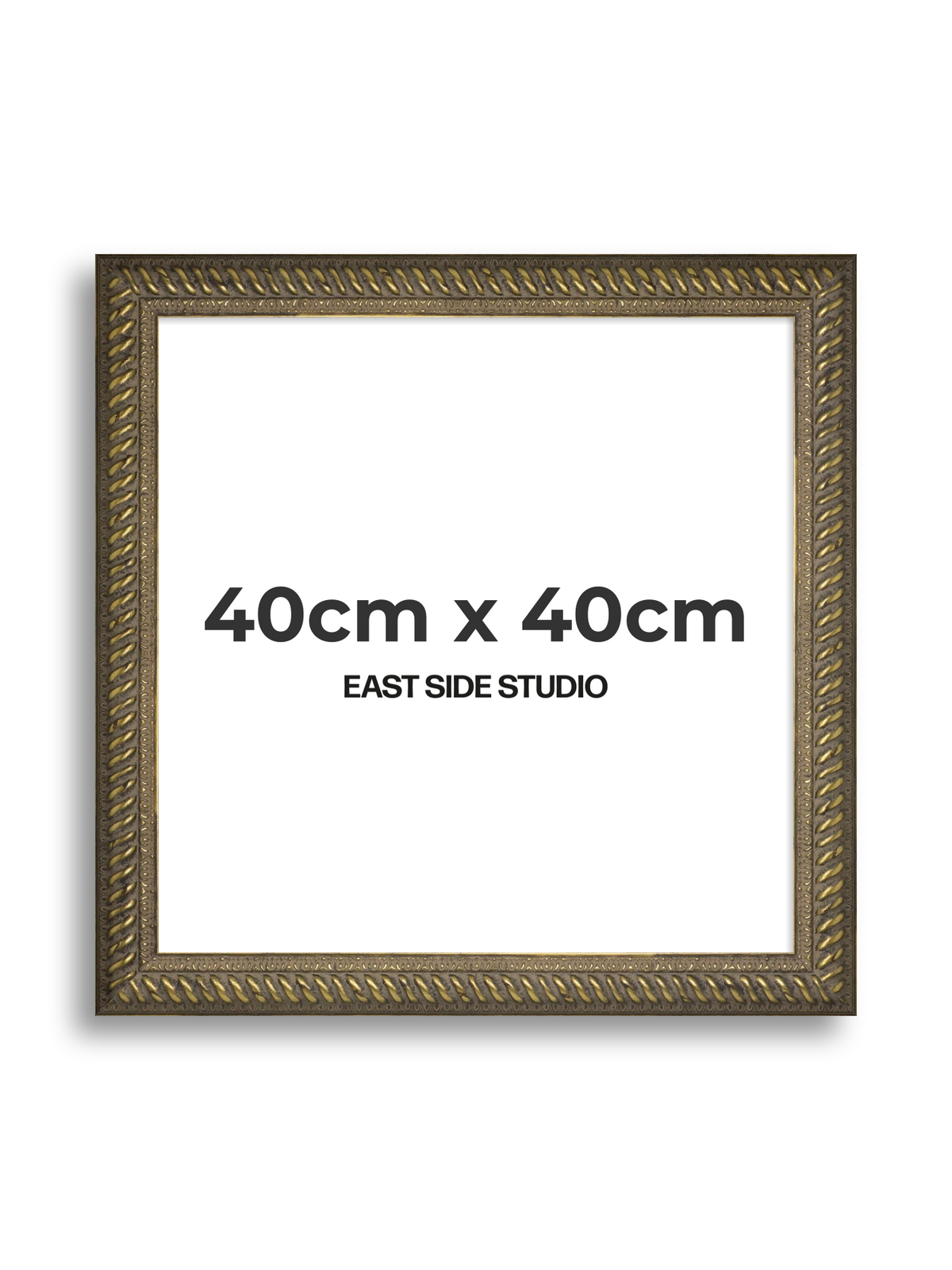 Torsade Aged Gold 40cm x 40cm picture frame