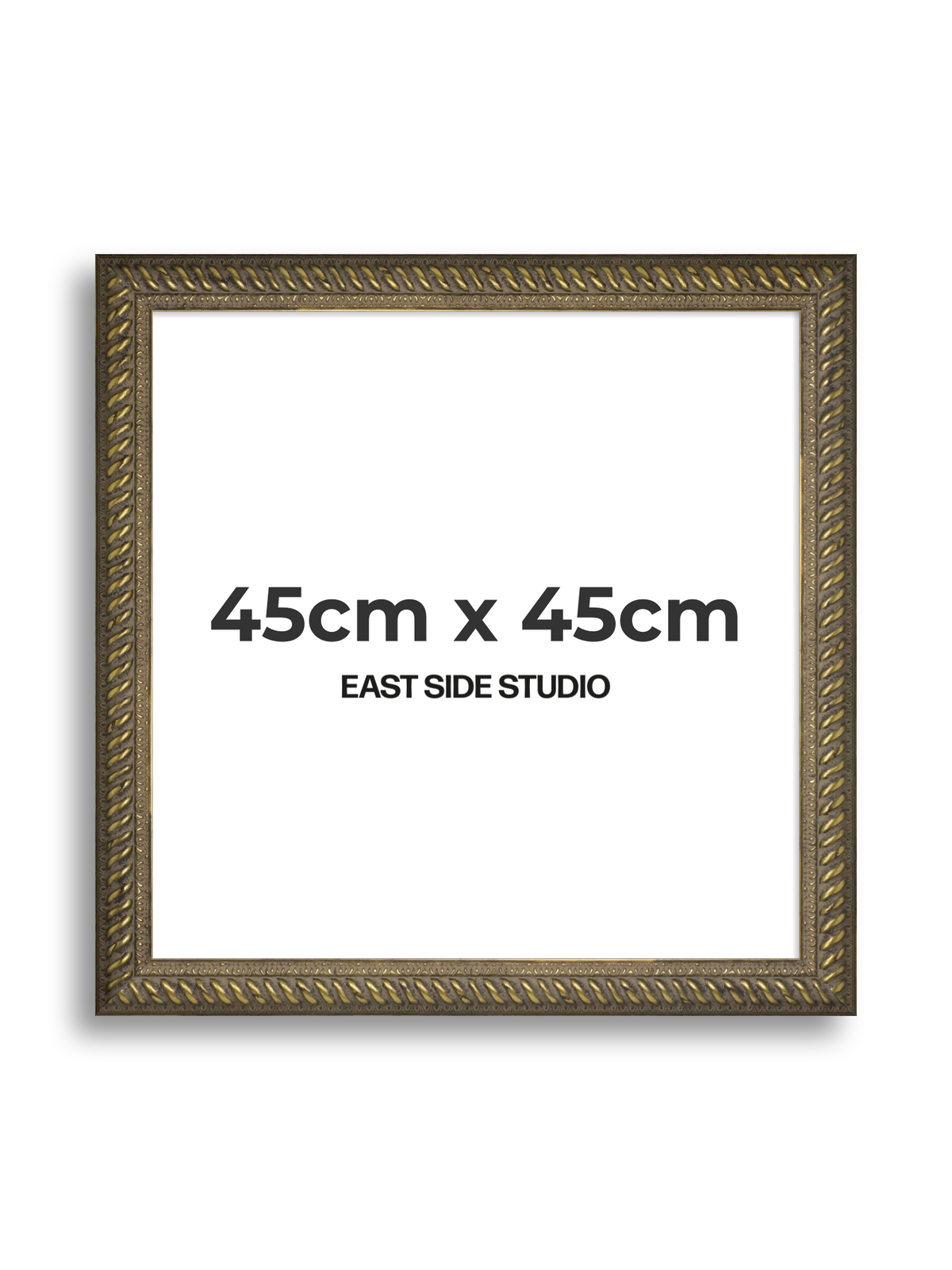 Torsade Aged Gold 45cm x 45cm picture frame