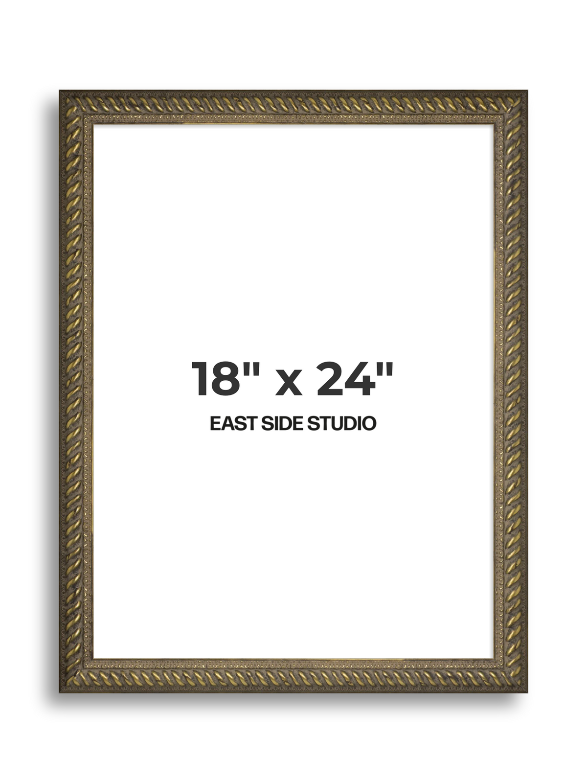 Torsade Aged Gold 18" x 24" picture frame