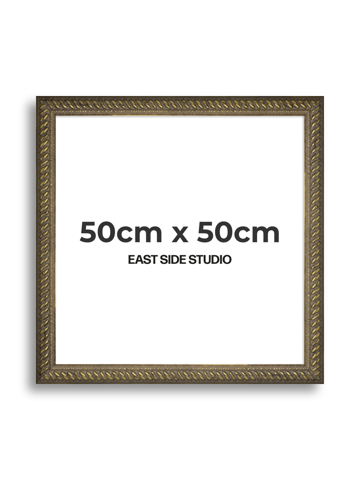 Torsade Aged Gold 50cm x 50cm picture frame