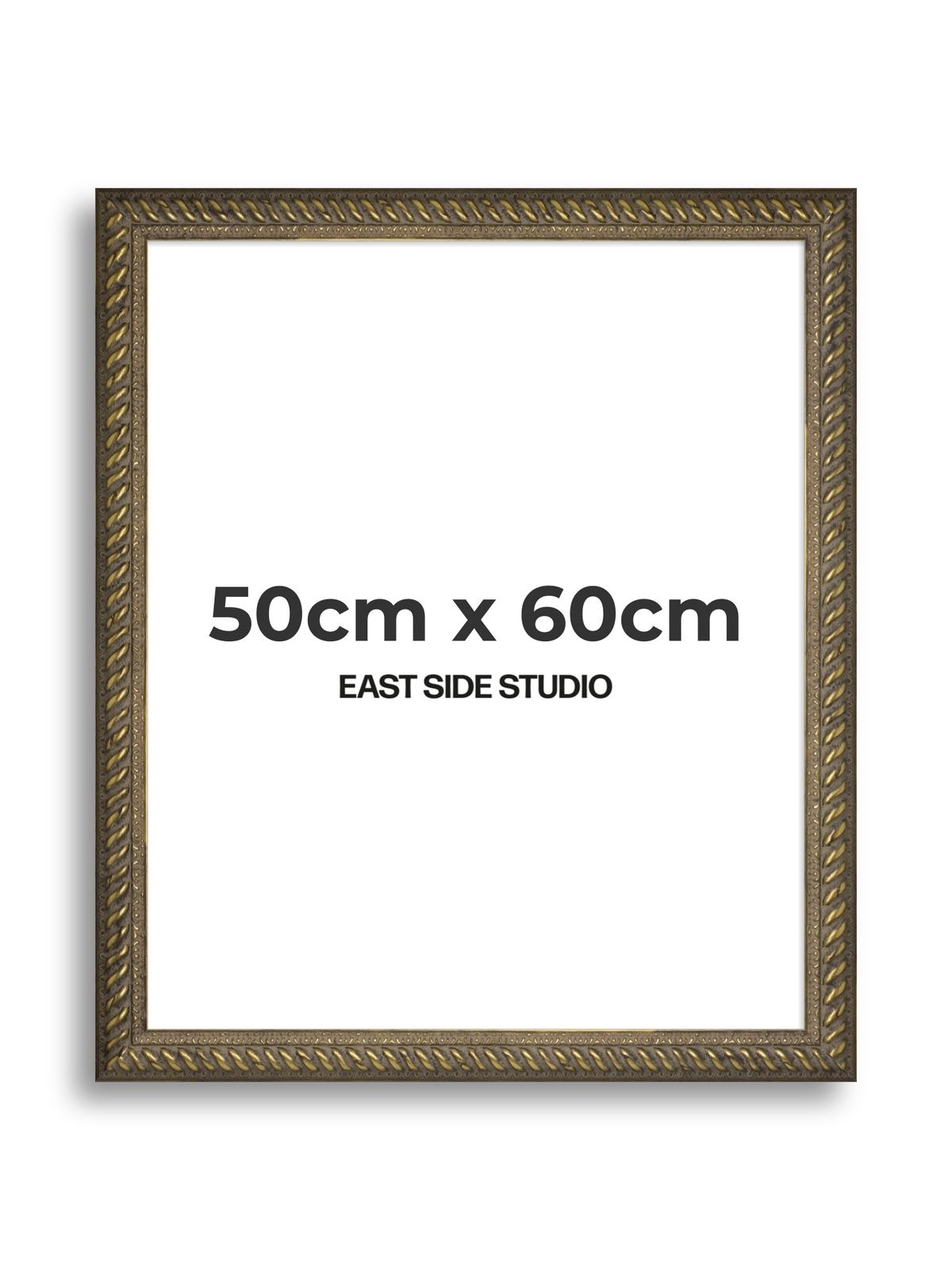 Torsade Aged Gold 50cm x 60cm picture frame