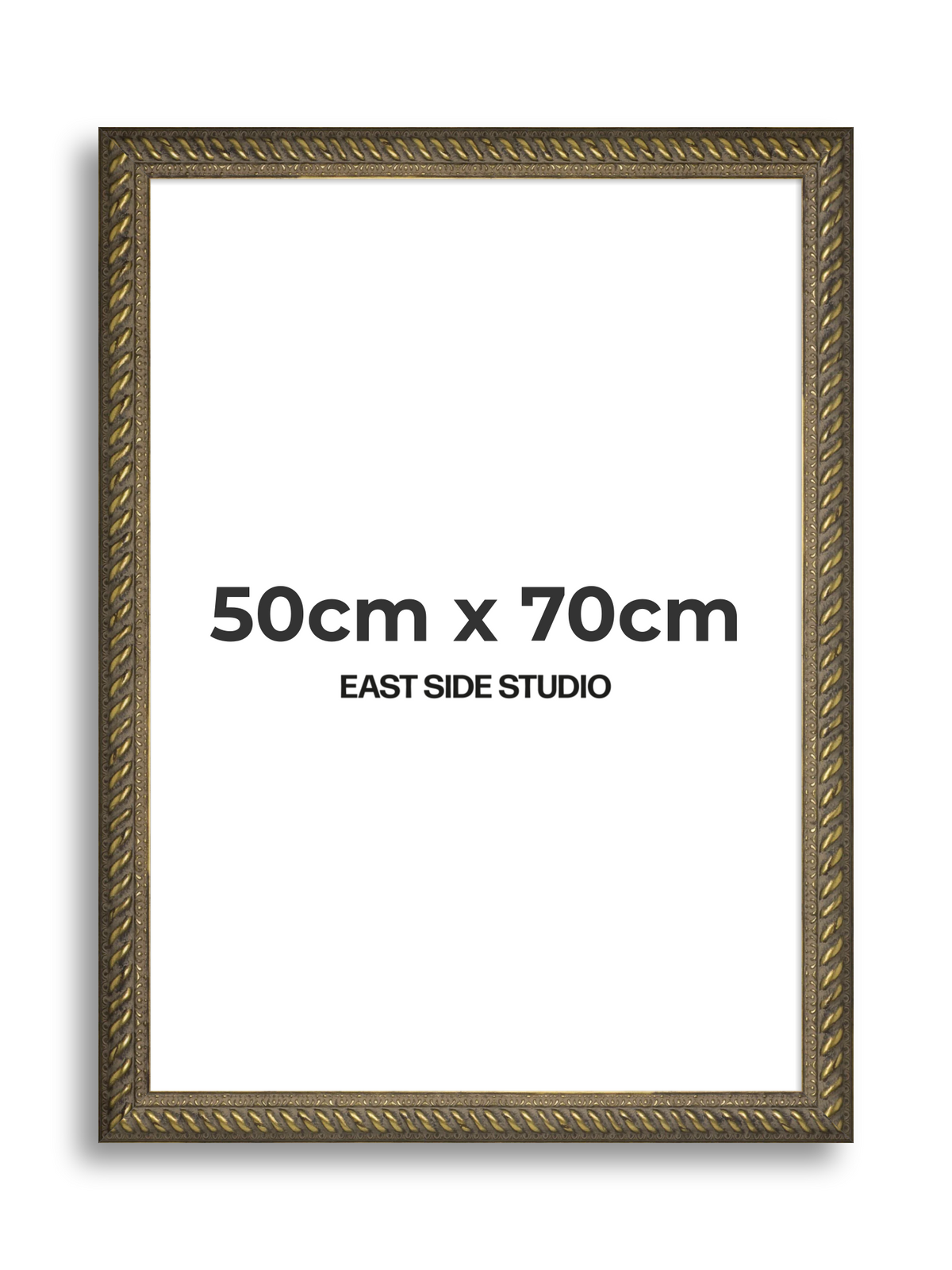 Torsade Aged Gold 50cm x 70cm picture frame